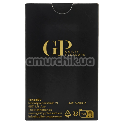 Набір секс-іграшок Guilty Pleasure First Flirt Giftset, чорно-золотий