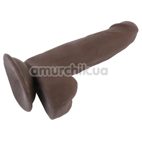 Фаллоимитатор T-skin ReaL Passion Grinder, коричневый