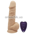 Вибратор Silexd Premium Silicone Dildo Model 1 Size 8.5 LRS, телесный - Фото №1