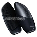 Ультразвуковая щетка для лица Geske Sonic Thermo Facial Brush 6 in 1, черная - Фото №1