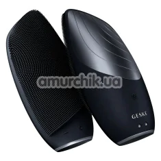 Ультразвукова щітка для обличчя Geske Sonic Thermo Facial Brush 6 in 1, чорна - Фото №1
