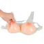 Накладні груди з бюстгальтером Cottelli Accessoires Strap-On Silicone Breasts 1200 G, тілесні - Фото №4