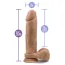Фалоімітатор Au Naturel 9.5 Inch, світло-коричневий - Фото №4