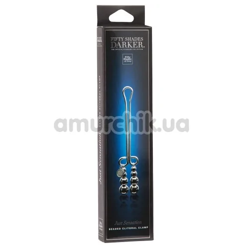 Кліпса для клітора Fifty Shades Darker Just Sensation, срібна