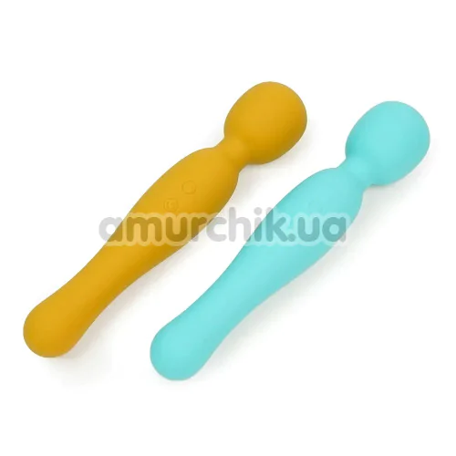 Універсальний вібромасажер Sweet Em Velvet Lure Soft Touch Wand, жовтий