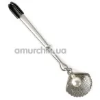 Зажим для клитора Art of Sex Clit Clamp Silver Pearl, серебряный - Фото №1