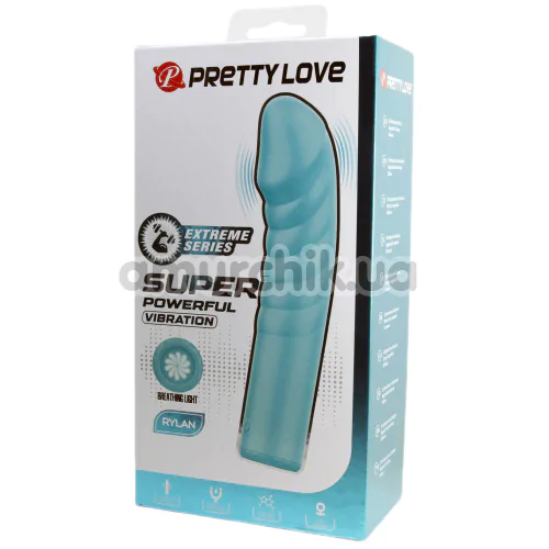 Вибратор для точки G Pretty Love Rylan, бирюзовый