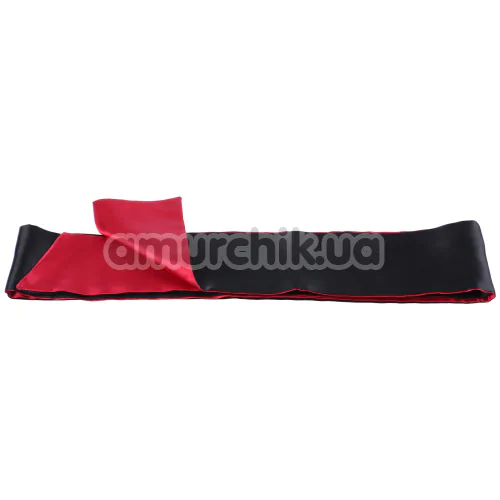 Повязка на глаза Wild Play Satin Eye Mask C18, черно-красная