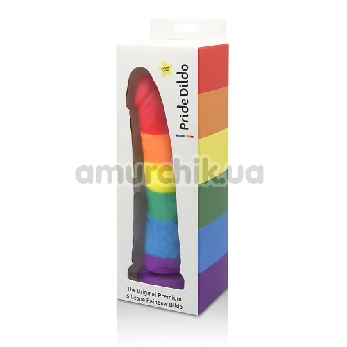 Фалоімітатор Pride Dildo, райдужний