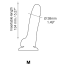 Фаллоимитатор Strap-On-Me Sliding Skin Realistic Dildo M, черный - Фото №6