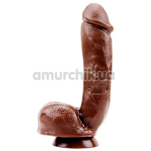 Фаллоимитатор Rubicon Thrust Her Penis 8.6, коричневый