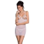 Комплект Passion Free Your Senses Lovelia Chemise, белый: пеньюар + трусики-стринги - Фото №1