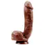 Фаллоимитатор Rubicon Thrust Her Penis 8.6, коричневый - Фото №2