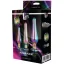 Набір з 3 анальних пробок з мультикольоровим кристалом Gleaming Love Pleasure Plug Set, мультикольоровий - Фото №4