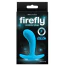 Анальна пробка Firefly Contour Plug Small - світиться у темряві, блакитна - Фото №2