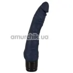Вибратор Vibra Lotus Silicone Classics Medium Vibrator, синий - Фото №1