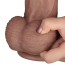 Фаллоимитатор Dual-Layered Silicone Nature Cock LV411301, светло-коричневый - Фото №12