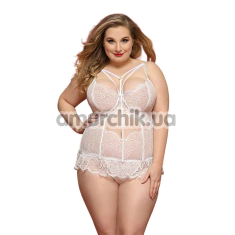 Комплект JSY Sexy Lingerie 8381, белый: корсет + трусики-стринги - Фото №1