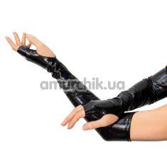 Перчатки Art of Sex Margo Holographic, черные - Фото №1