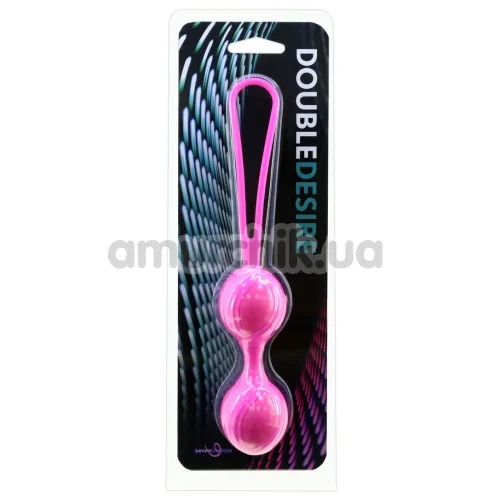 Вагинальные шарики Double Desire, розовые