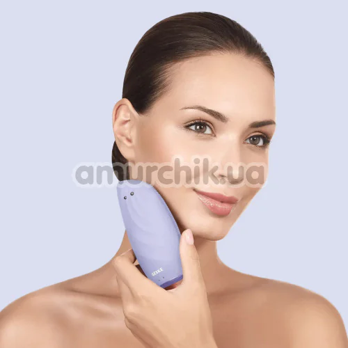 Щетка для лица Geske Sonic Thermo Facial Brush & Face-Lifter 8 in 1, сиреневая