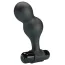 Анальная пробка с вибрацией MR Play Super Rower Silicone Vibrating Anal Plug, черная - Фото №3