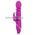 Вібратор Julie Lovetoys Thrusting Rabbit, рожевий - Фото №1