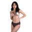 Трусики Daring Intimates Alexa Crotchless Mesh Panty, чорні - Фото №1