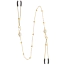 Зажимы для сосков Taboom Tweezers Pearl & Deluxe Chain, золотые - Фото №2