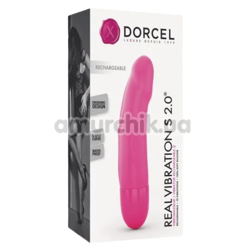 Вибратор для точки G Dorcel Real Vibration 2.0 S, розовый