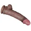 Фалоімітатор Dual-Layered Silicone Nature Cock LV411054, коричневий - Фото №5