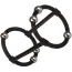 Насадка на пеніс Steel Beaded Silicone Enhancer Cage, чорна - Фото №1