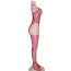 Комбінезон Star Night Flower Lace Bodystocking, рожевий - Фото №4