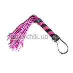Флоггер DS Fetish Flogger S, розово-черный - Фото №1