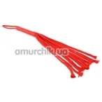 Плеть Sex & Mischief Red Rope Flogger, красная - Фото №1