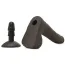 Фалоімітатор The Realistic Cock UR3 24 см з мошонкою, темно-коричневий - Фото №6