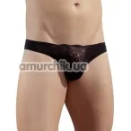 Трусы мужские Lace Briefs (модель 2120011), черная - Фото №1
