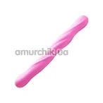 Двуконечный фаллоимитатор Vibe Therapy Discover, розовый - Фото №1