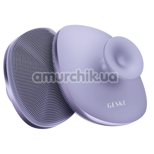 Щетка для тела Geske Body Brush 4 in 1 Suction Mount Metal, фиолетовая - Фото №1
