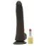 Фалоімітатор The Realistic Cock UR3 24 см з мошонкою, темно-коричневий - Фото №4
