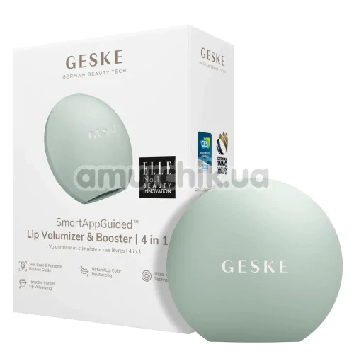 Устройство для увеличения объема губ Geske Lip Volumizer & Booster Small 4 in 1, зеленое