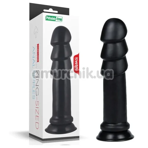 Анальный фаллоимитатор King Sized Anal Ripples, черный