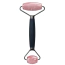 Роликовый массажер Geske Rose Quartz Face & Body Roller 5 in 1, черный - Фото №2