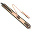 Нашийник з повідцем Liebe Seele Rose Gold Memory Leather Collar and Metal Chain Leash, золото-чорний - Фото №3