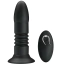 Анальная пробка с вибрацией и толчками MR Play Remote Control Vibrating Anal Plug, черная - Фото №1