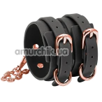 Фиксаторы для ног Bondage Couture Ankle Cuffs, черные - Фото №1