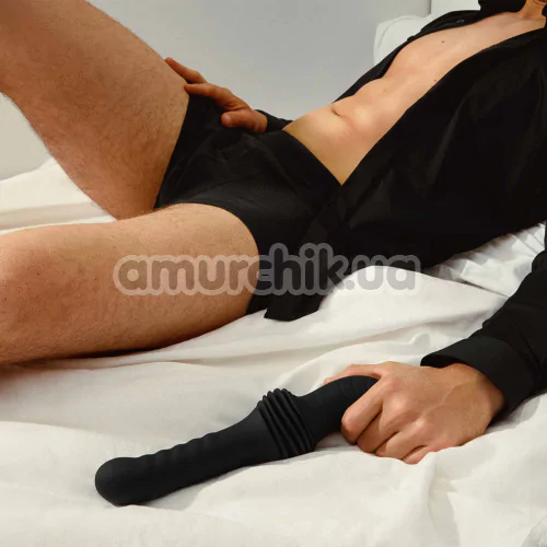 Вибратор с толчками и подогревом Dorcel Deep Orgasm, черный