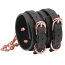 Фіксатори для ніг Bondage Couture Ankle Cuffs, чорні - Фото №1