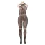 Комбинезон Star Night Black Multi-Strand Sling Hollow Bodystocking, черный - Фото №3