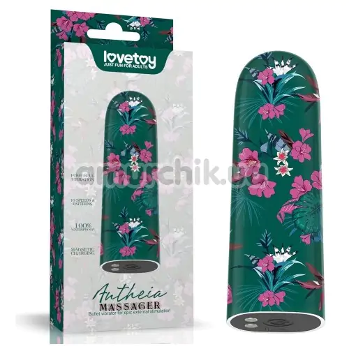 Клиторальный вибратор Antheia Massager, зеленый